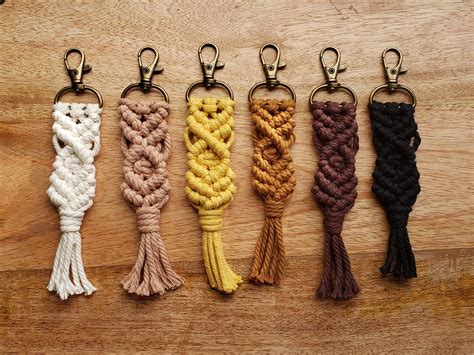 Macrame Keychainbag Charm Etsy In 2021 Keychain Macrame Bag Charm