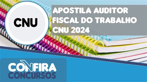 Apostila Auditor Fiscal Do Trabalho Cnu