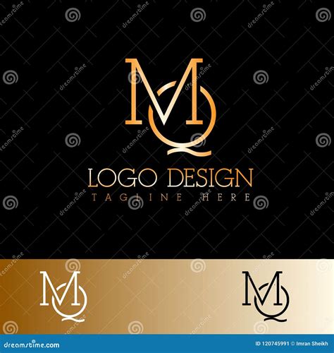 Ejemplo Del Vector De Logo Templates De La Letra De Mq Ilustraci N Del