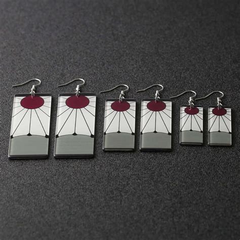 Demon Slayer Hanafuda Earrings Japan Nakama