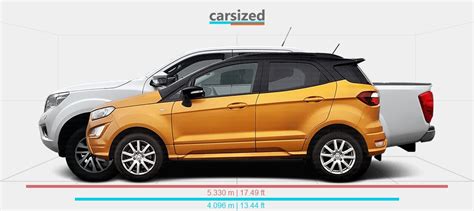 Dimensions Ford Ecosport Present Vs Nissan Navara Present