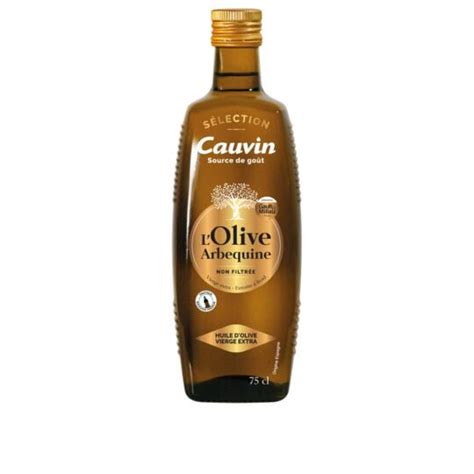 Huile d olive vierge extra CAUVIN la bouteille de 75mL à Prix Carrefour