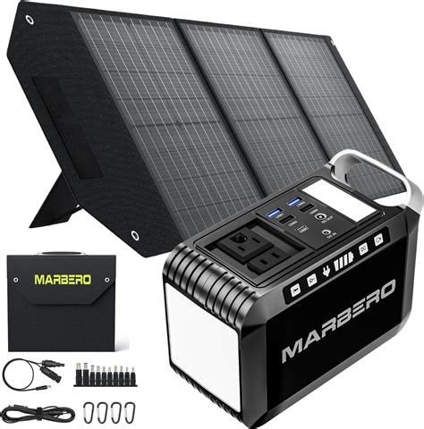 Amazon MARBERO 172Wh Solar Generator With Panels Included 200W