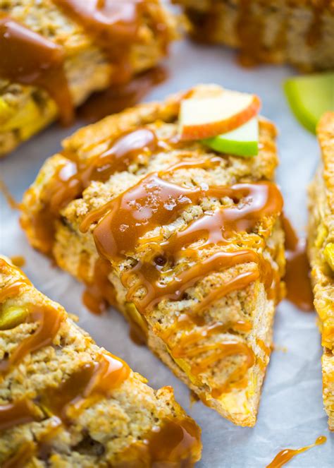 Salted Caramel Apple Scones Baker By Nature