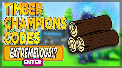 ALL NEW ROBLOX Timber Champions SECRET OP CODES ROBLOX 2022 CODES