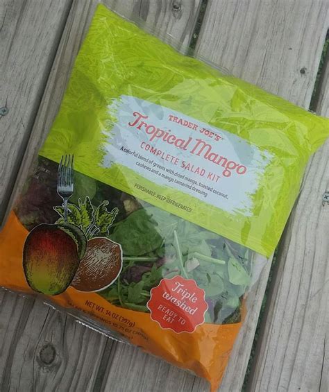 Trader Joe S Tropical Mango Complete Salad Kit