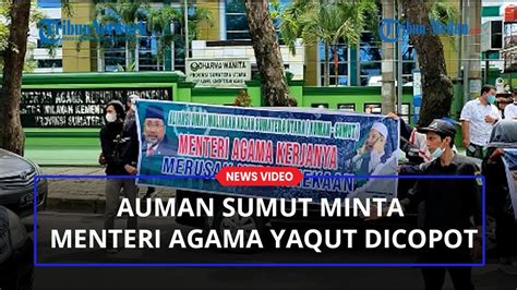 Auman Sumut Gelar Aksi Damai Di Kantor Kementrian Agama Sumut Minta