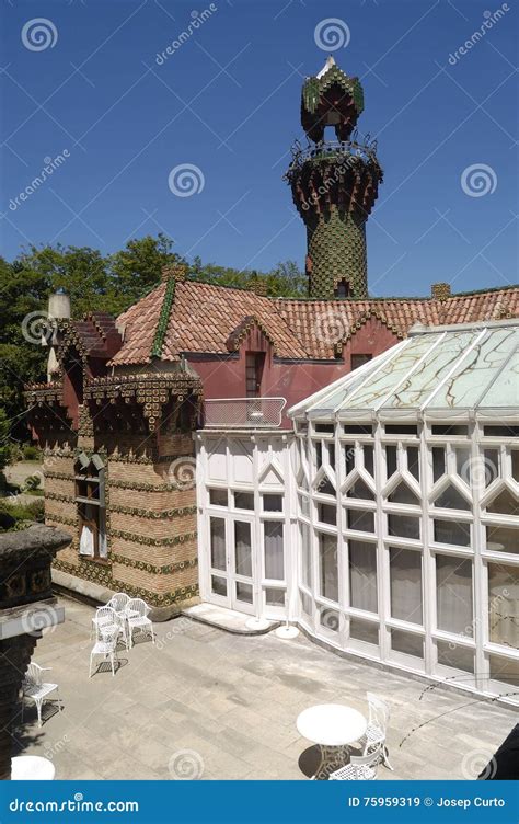 El Capricho En Comillas Cantabria Stock Image Image Of Modernism