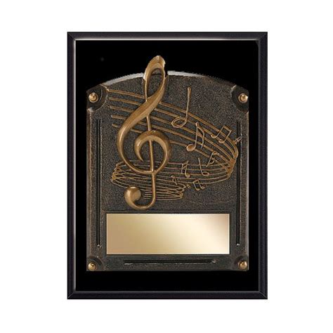 Music Award Plaque 8x10 Collectibles Art And Collectibles
