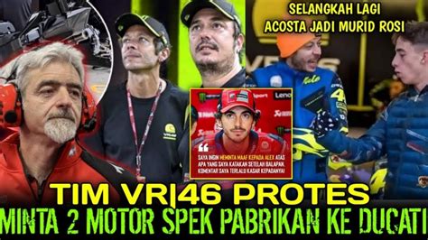 Tim Vr Protes Ke Ducati Pedro Jadi Murid Rossi Marquez Hqnya Alat