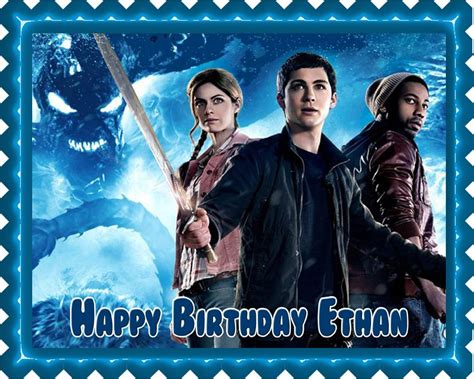 Percy Jackson Edible Birthday Cake Topper Ecakeimage Percy Jackson