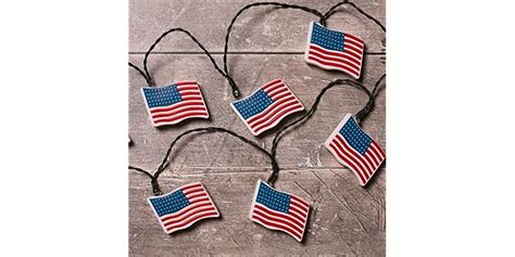 Lights4funamerican Flag String Lights