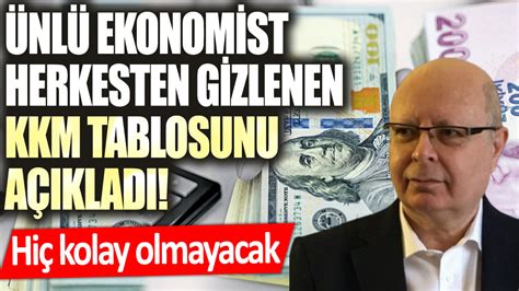 Ünlü ekonomist Alaattin Aktaş herkesten gizlenen KKM tablosunu açıkladı