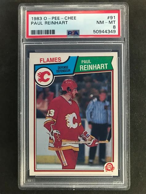 Paul Reinhart O Pee Chee No Psa Ebay