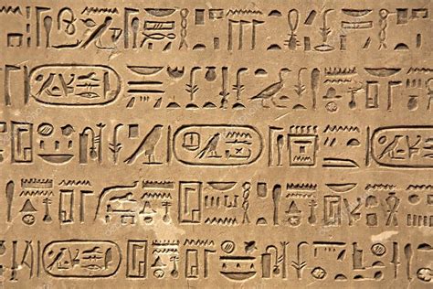 Ancient Hieroglyphic Script — Stock Photo © Gudella 127116370