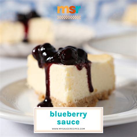 Best Blueberry Sauce Recipe Easy Homemade Dessert Sauce