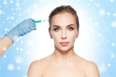 Personnes Cosmétologie Chirurgie Plastique Et Concept De Beauté