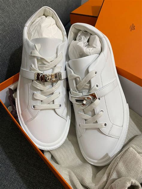 Hermes Day Sneaker 38 名牌 鞋及波鞋 Carousell