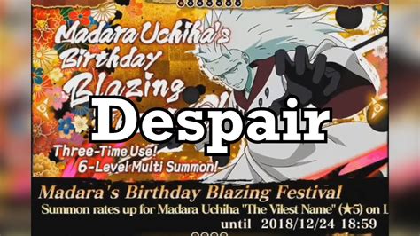 Naruto Shippuden Ultimate Ninja Blazing Madara Birthday Banner