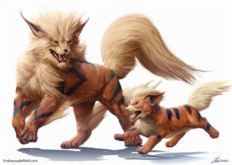 Ninetales And Arcanine