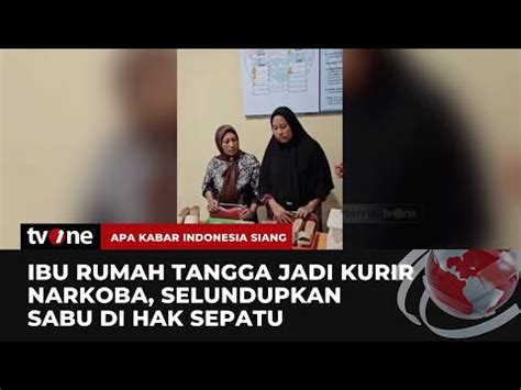 Jadi Kurir Narkoba Ibu Rumah Tangga Ditangkap Polisi Tvone