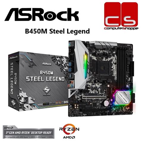 Asrock B M Steel Legend Am Micro Atx Motherboard With Amd Processors