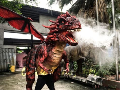 Stunning Realistic Flying Dragon Costume For Adults