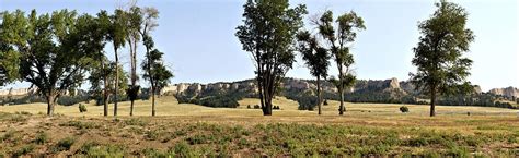 Geology And Prairie Near Fort Robinson Panorama 1 - Nebraska Sandhills ...