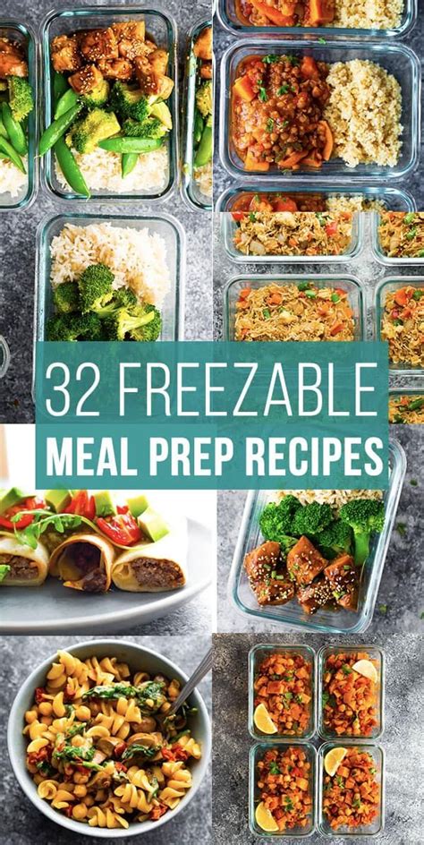 32 Freezer Friendly Meal Prep Recipes Freezable Meals Healthy Freezer Meals Freezer Friendly