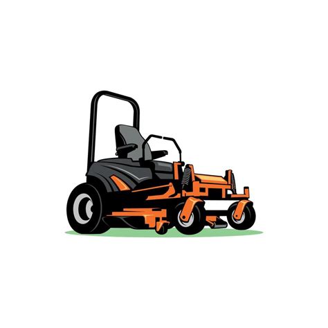 Zero Turn Lawn Mower Vector Art Icons And Graphics For Free Download