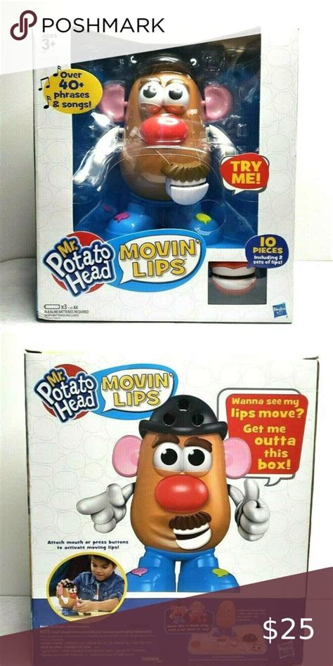 Mr Potato Head Moving Lips Hasbro 40 Phrases