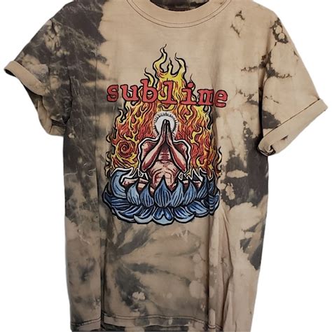 Sublime 1997 Flaming Lotus Vintage Tie Dye T Shirt Me Gem