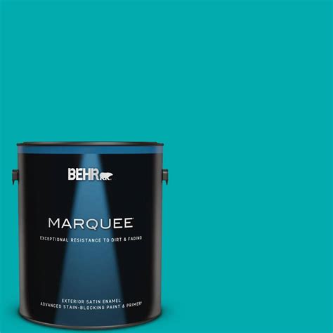 Behr Marquee Gal P Fiji Satin Enamel Exterior Paint Primer