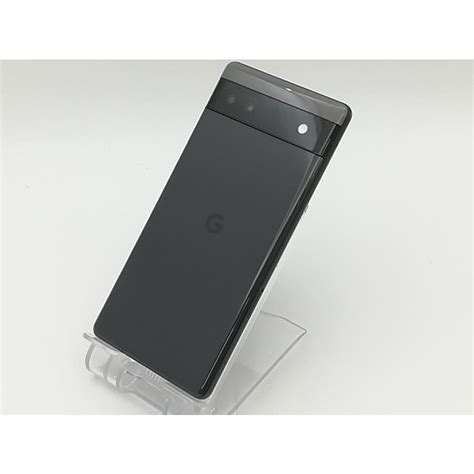 中古Google SoftBank SIMフリー Pixel 6a チャコール 6GB 128GB GB17LECセンター保証期間