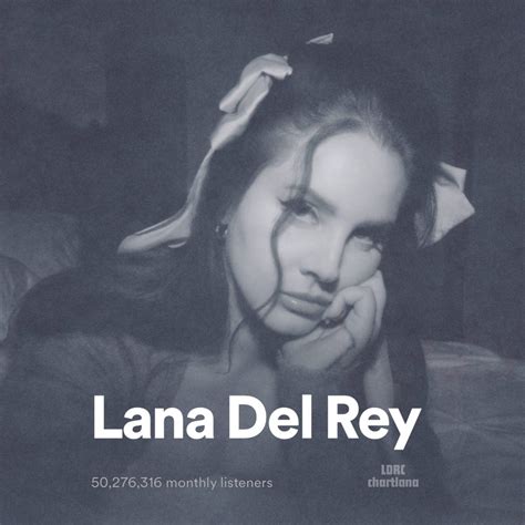 Lana Del Rey Charts On Twitter Lana Del Rey Has Now Reached 50