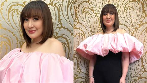 Sharon Cuneta Wears Neric Beltran In Dear Heart Press Con With Gabby