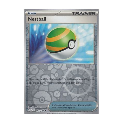 Nestball 181 198 REVERSE HOLO Karmesin Und Purpur Pokemon Karte Kaufen