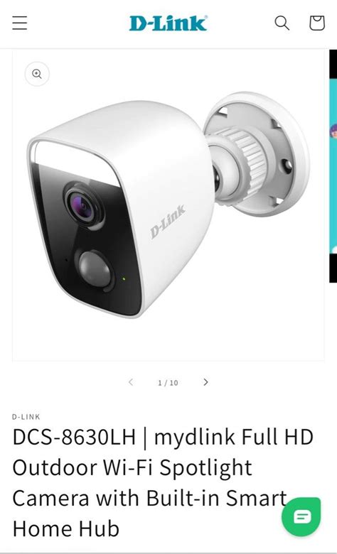 BNIB D Link DCS 8630LH Full HD Outdoor Spotlight Wi Fi Camera