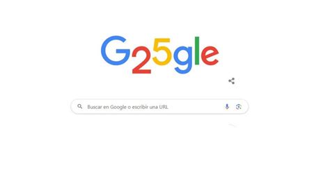 Es el 25º aniversario del nacimiento de Google historia y evolución de