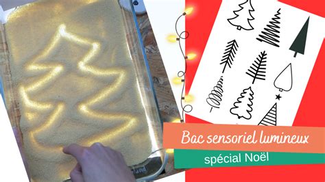 Bac sensoriel lumineux de Noël ManzaBull