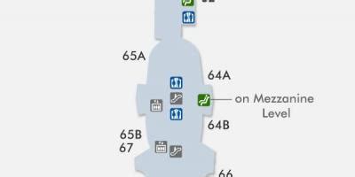 Lax terminal 6 map - Lax map terminal 6 (California - USA)