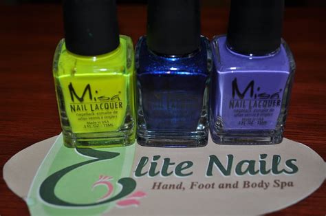 Elite Nails Hand Foot And Body Spa New Misa Nail Lacquers Now