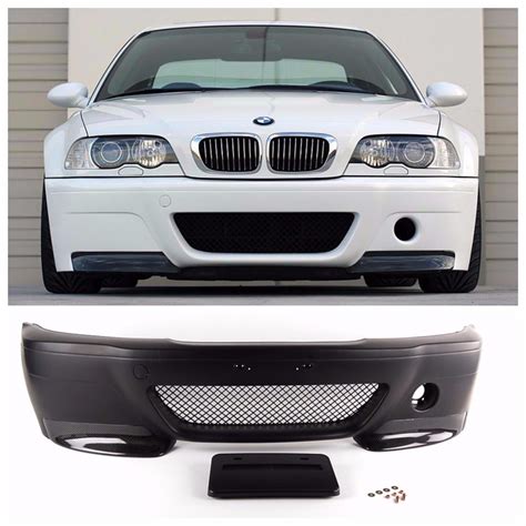 Front Bumper For Bmw E46 M3 Csl Style