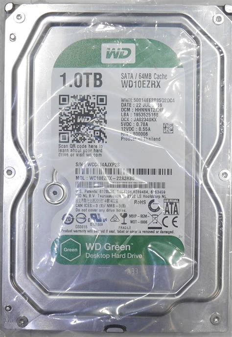 Yahoo オークション Western Digital WD Green 1 0TB WD10EZRX 3 5in