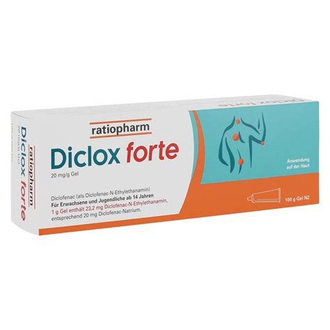 Diclox Forte 20 Mg G Gel 100 G Pzn 16705004 Haug Weiser Apotheke