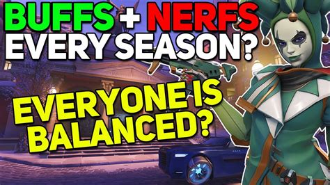 Overwatch 2 Nerfs Buffs Every Season All Heroes Are Balanced Youtube