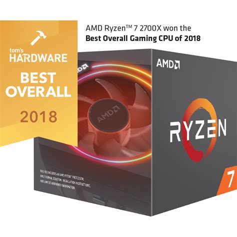 Bộ Vi Xử Lý Cpu Amd Ryzen 7 2700x 3743 Ghz