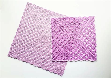 How To Crochet Square Lace Doily Handmadebyraine