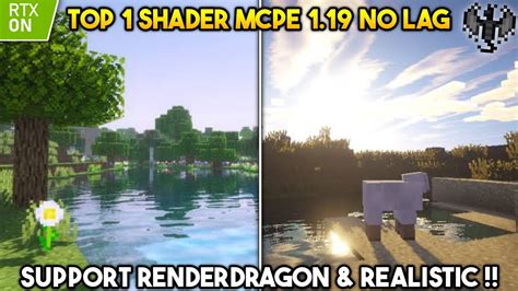 LANGKA TOP 1 SHADER MCPE 1 19 REALISTIC NO LAG SUPPORT RAM 1 2