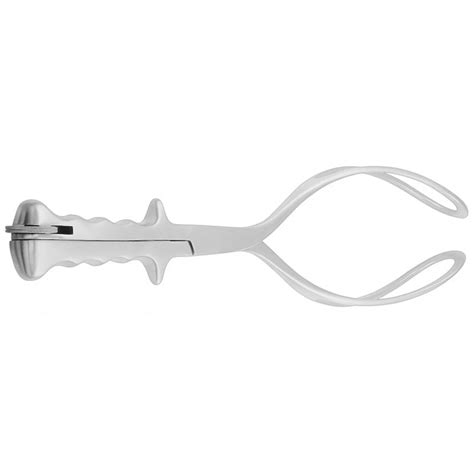 Elliot Obstetrical Forceps Short Model Fenestrated Blades Grip Handle